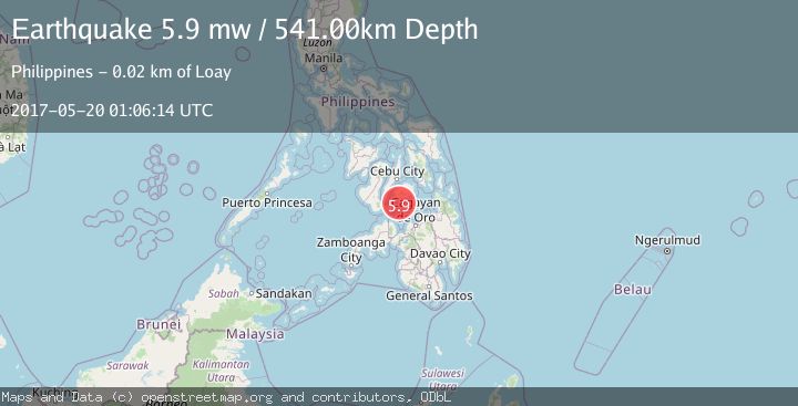 Map of NEGROS- CEBU REG, PHILIPPINES