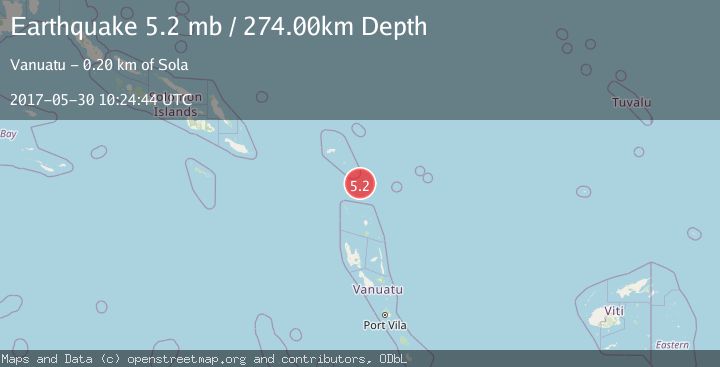 Map of SANTA CRUZ ISLANDS