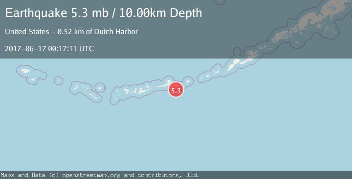 Map of ANDREANOF ISLANDS, ALEUTIAN IS.