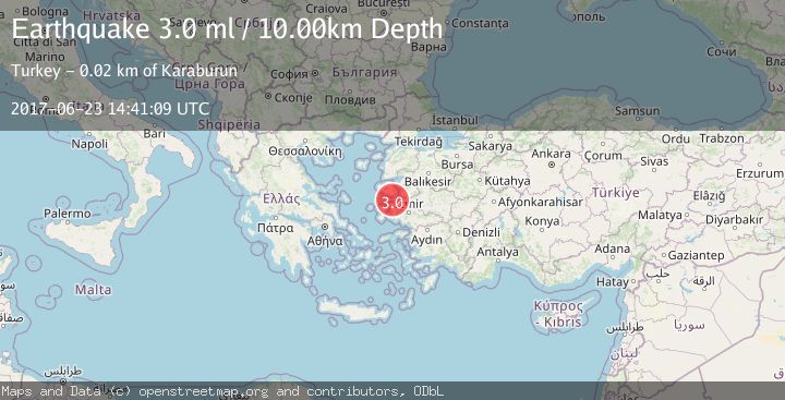 Map of NEAR THE COAST OF WESTERN TURKEY