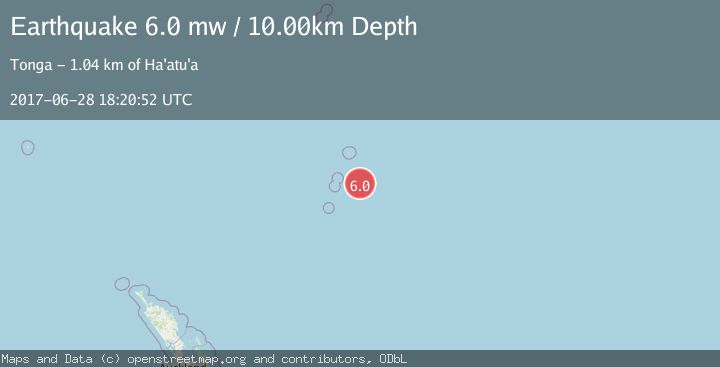 Map of KERMADEC ISLANDS, NEW ZEALAND