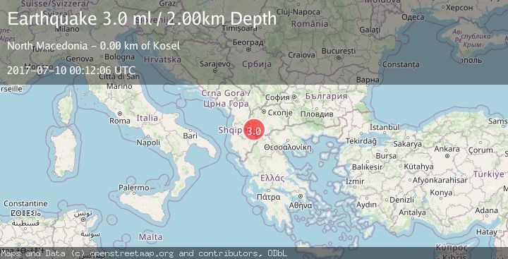 Map of FYR OF MACEDONIA