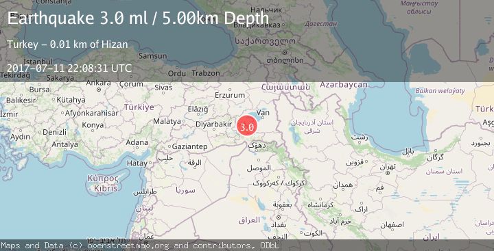 Map of EASTERN TURKEY