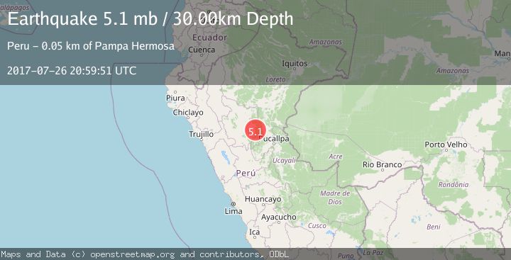 Map of NORTHERN PERU