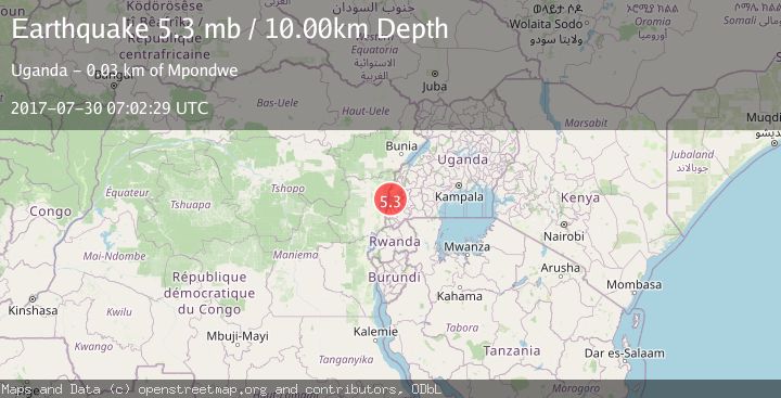 Map of LAKE EDWARD REGION, UGANDA