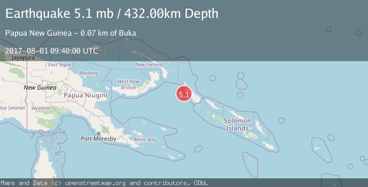 Map of BOUGAINVILLE REGION, P.N.G.