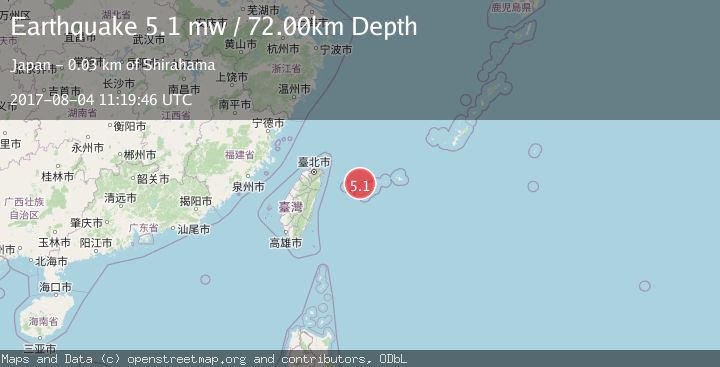 Map of SOUTHWESTERN RYUKYU ISL., JAPAN