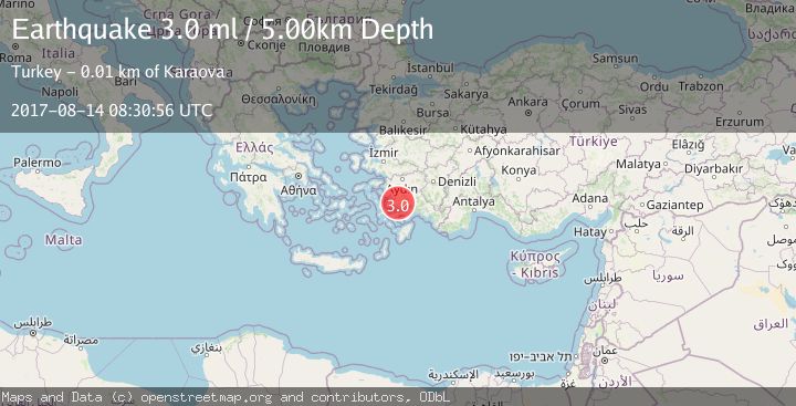 Map of WESTERN TURKEY
