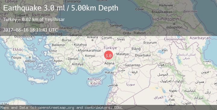 Map of CENTRAL TURKEY