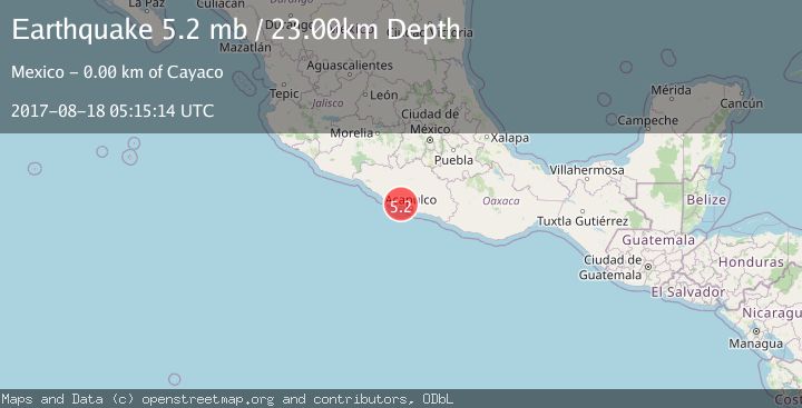 Map of GUERRERO, MEXICO