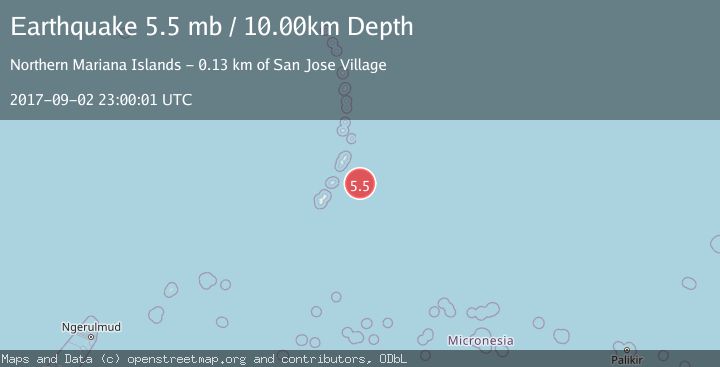 Map of ROTA REGION, N. MARIANA ISLANDS
