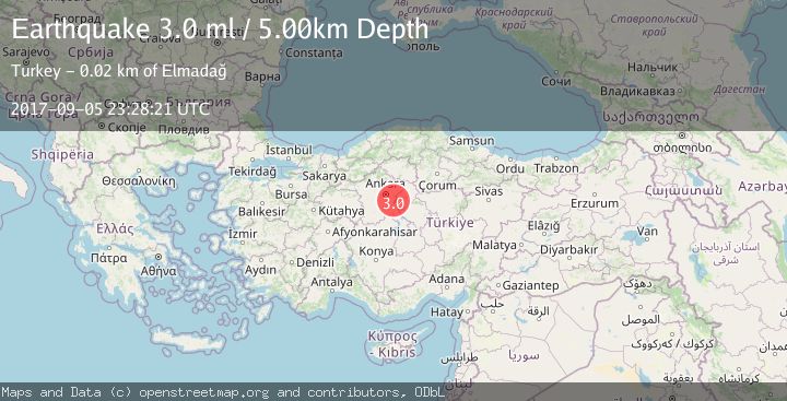 Map of CENTRAL TURKEY