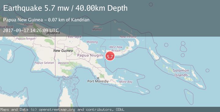 Map of NEW BRITAIN REGION, P.N.G.