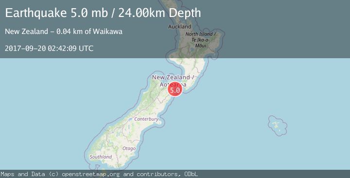 Map of COOK STRAIT, NEW ZEALAND