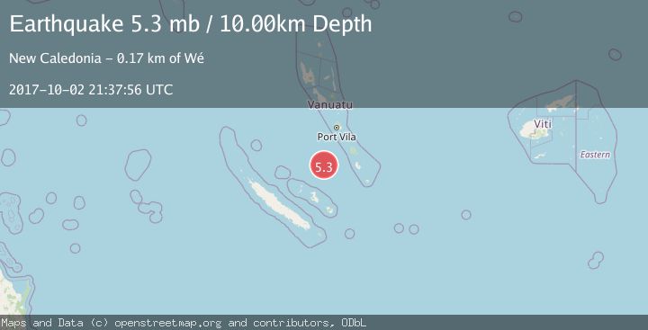 Map of VANUATU REGION