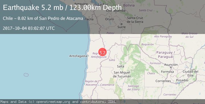 Map of ANTOFAGASTA, CHILE
