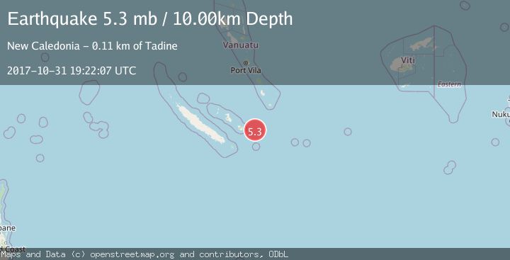 Map of LOYALTY ISLANDS