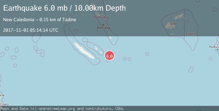 Map of SOUTHEAST OF LOYALTY ISLANDS