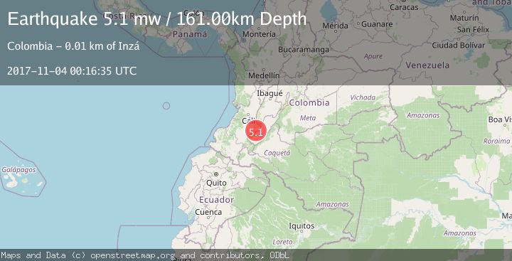 Map of COLOMBIA