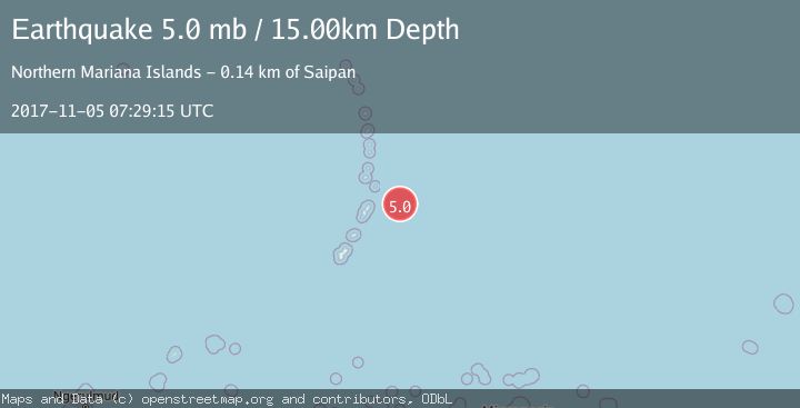 Map of MARIANA ISLANDS REGION