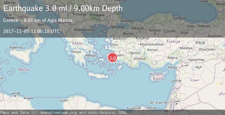Map of DODECANESE ISLANDS, GREECE