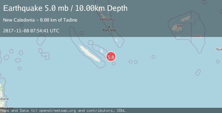 Map of LOYALTY ISLANDS