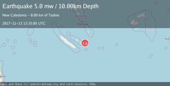 Map of LOYALTY ISLANDS