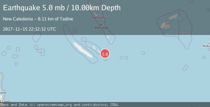 Map of LOYALTY ISLANDS