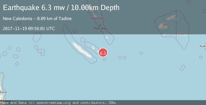 Map of LOYALTY ISLANDS