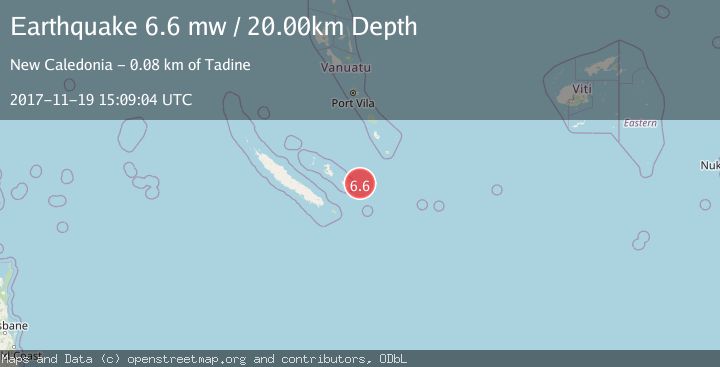Map of LOYALTY ISLANDS