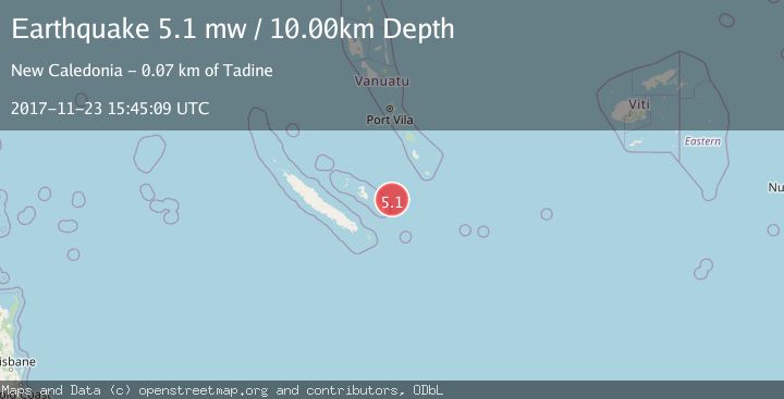 Map of LOYALTY ISLANDS