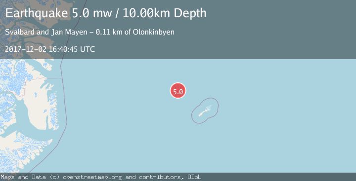 Map of JAN MAYEN ISLAND REGION