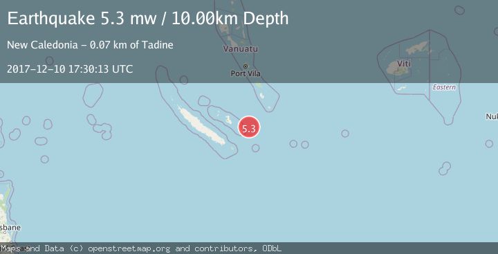 Map of LOYALTY ISLANDS