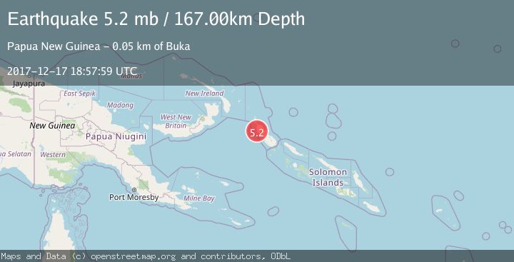 Map of BOUGAINVILLE REGION, P.N.G.
