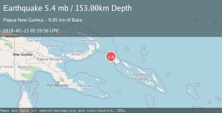 Map of BOUGAINVILLE REGION, P.N.G.