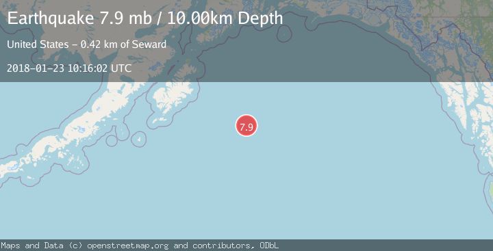 Map of GULF OF ALASKA