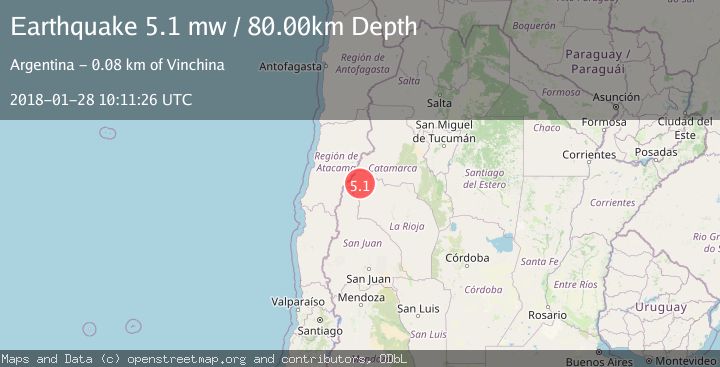Map of LA RIOJA, ARGENTINA
