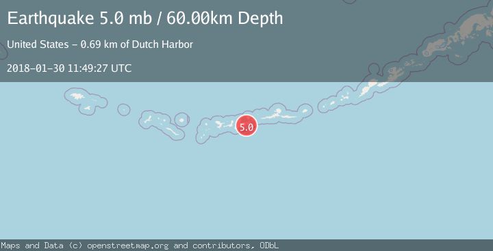 Map of ANDREANOF ISLANDS, ALEUTIAN IS.