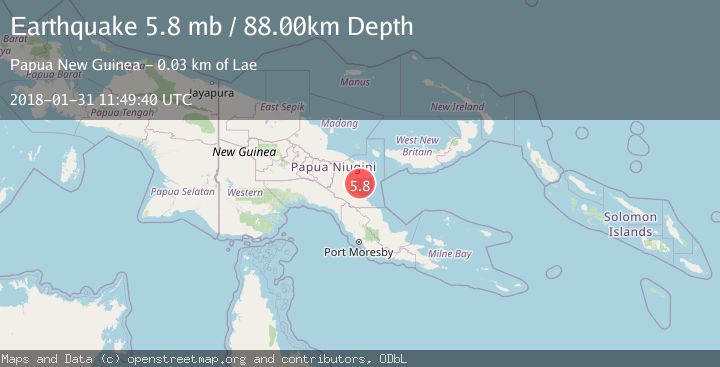 Map of EASTERN NEW GUINEA REG., P.N.G.