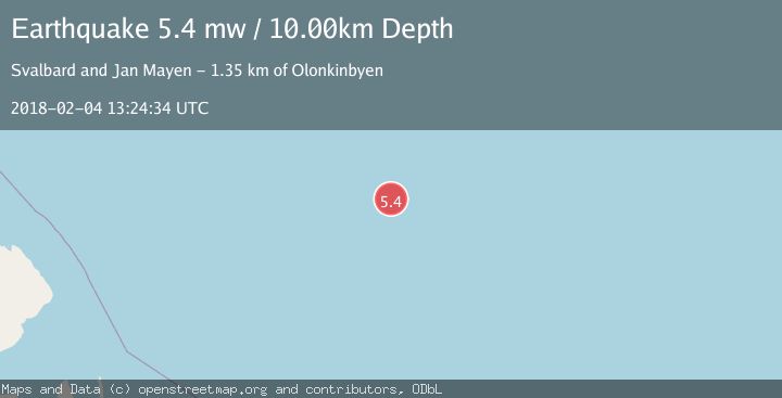 Map of NORTH OF SVALBARD