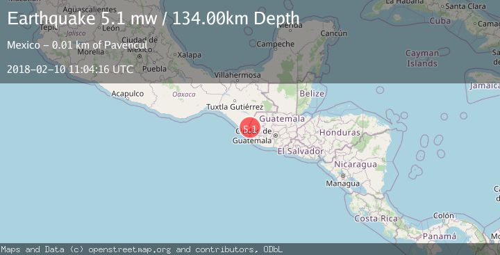 Map of CHIAPAS, MEXICO