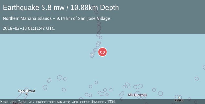 Map of MARIANA ISLANDS REGION