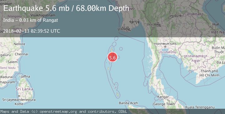 Map of ANDAMAN ISLANDS, INDIA REGION