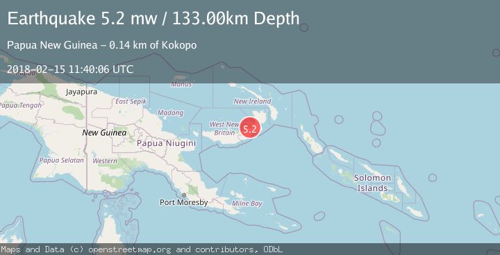 Map of NEW BRITAIN REGION, P.N.G.