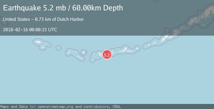 Map of ANDREANOF ISLANDS, ALEUTIAN IS.