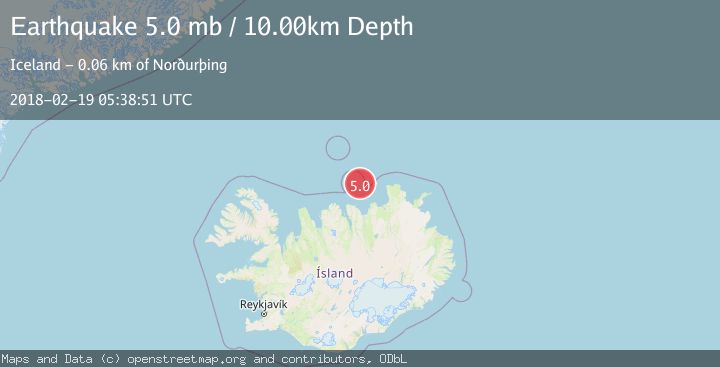 Map of ICELAND REGION