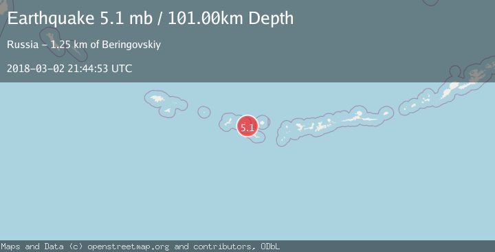 Map of RAT ISLANDS, ALEUTIAN ISLANDS