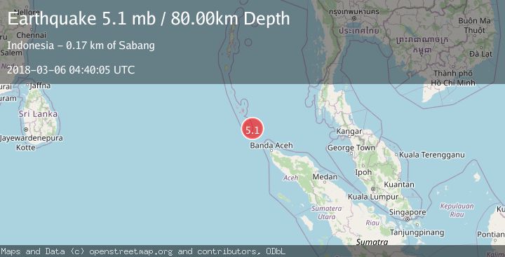 Map of NICOBAR ISLANDS, INDIA REGION