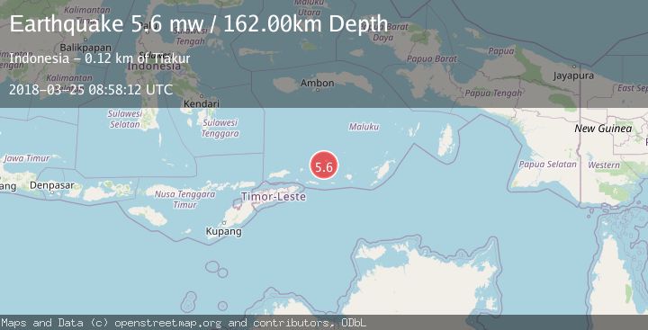 Map of KEPULAUAN BARAT DAYA, INDONESIA