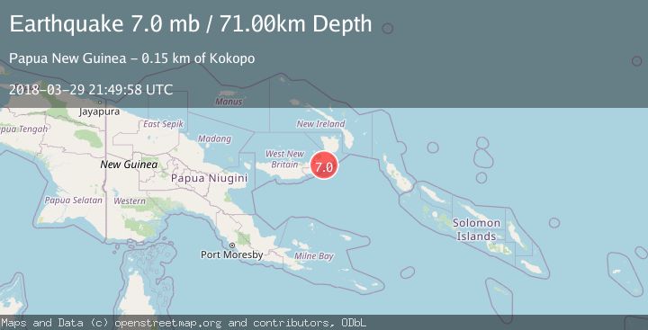 Map of NEW BRITAIN REGION, P.N.G.